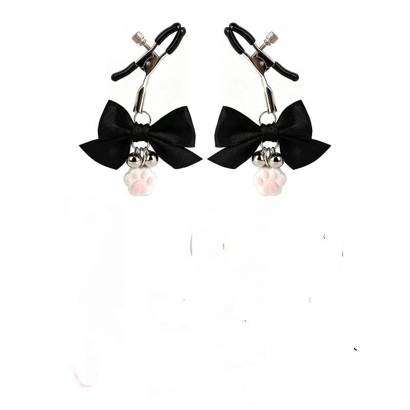 Women Accessories Combo - portableBowknot Decor Nipple Clamps 1 Pair