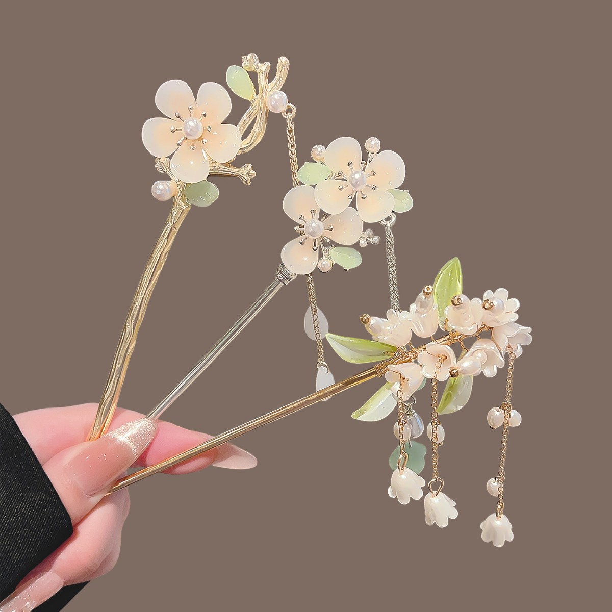 Pearl Hair Pin - Vintage Chinese Style Tassel Hair Pins