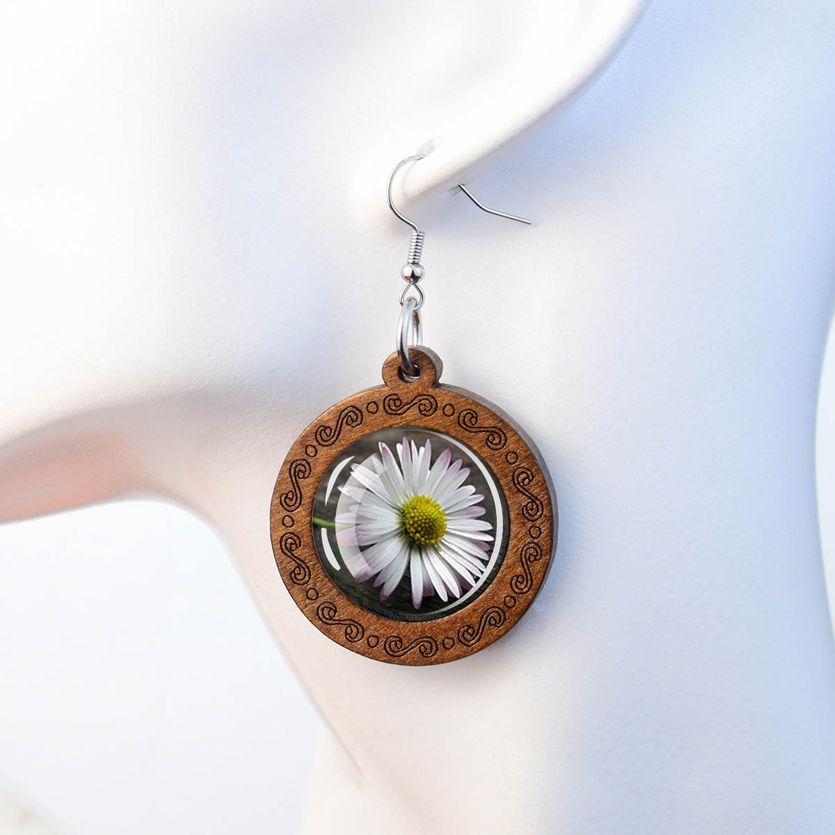Women Accessories Bouquet - 1pair Exquisite Daisy Bouquet Theme Pattern