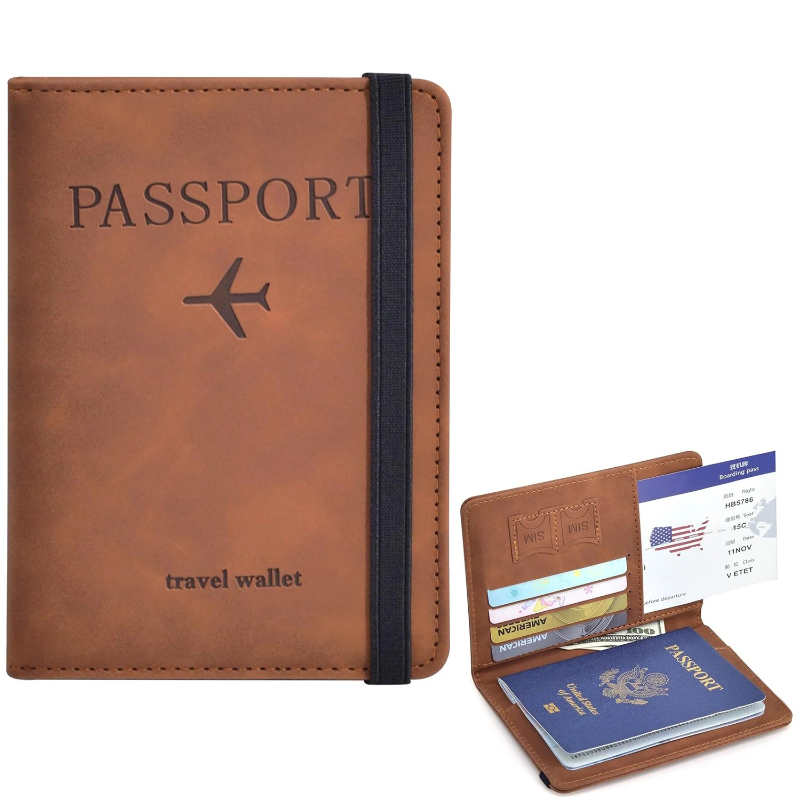 Women'S Essential Accessories - Travel Passport Holder Wallet Cover Case