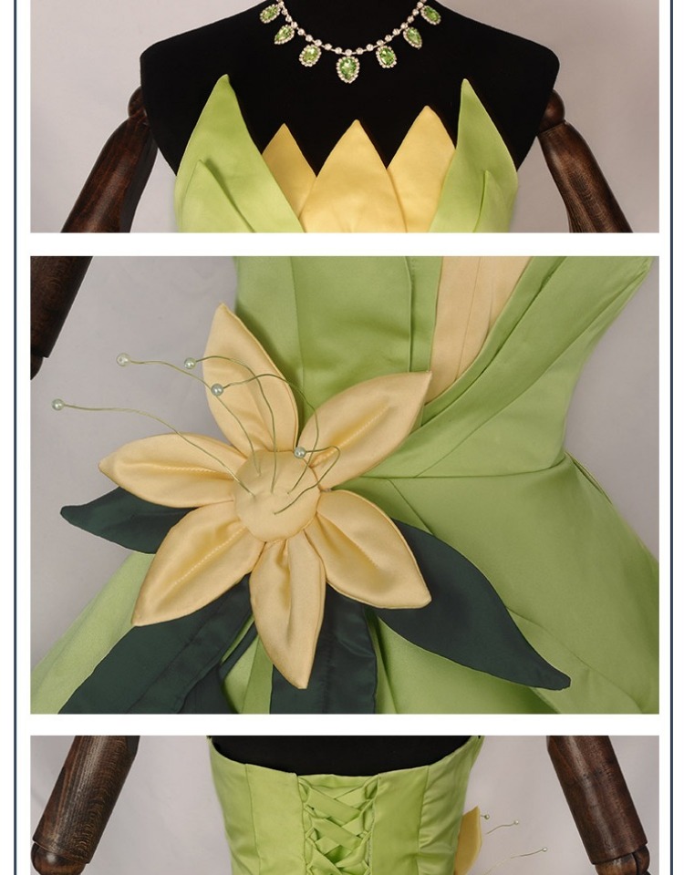 Princess Tiana Dress Cosplay C - Women Accessories Wholesale review and price