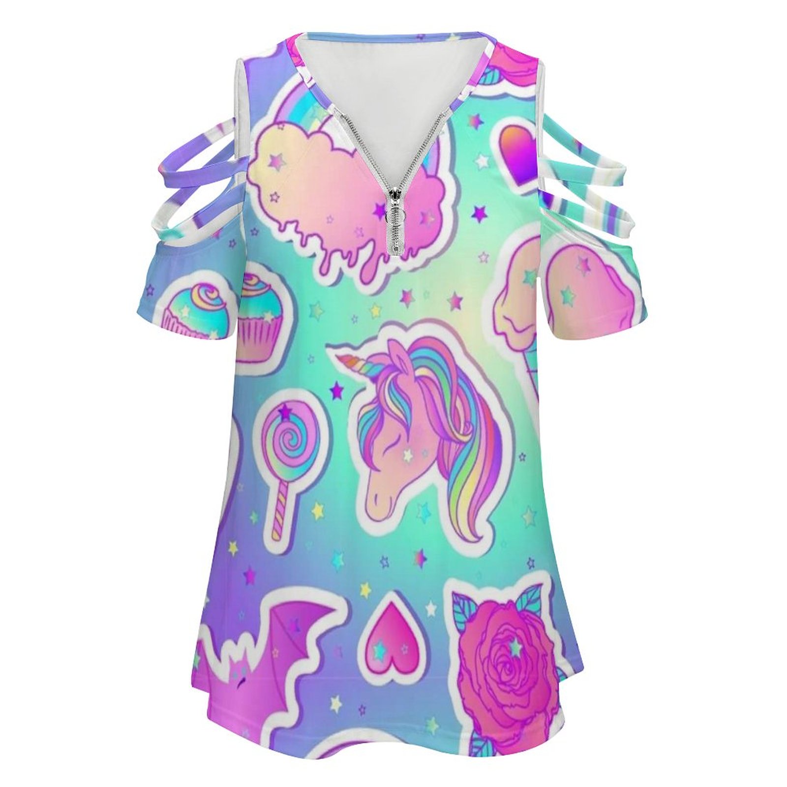 Rainbow Stickers Women's T-Shi - Women'S Accessories In The 90S review and price