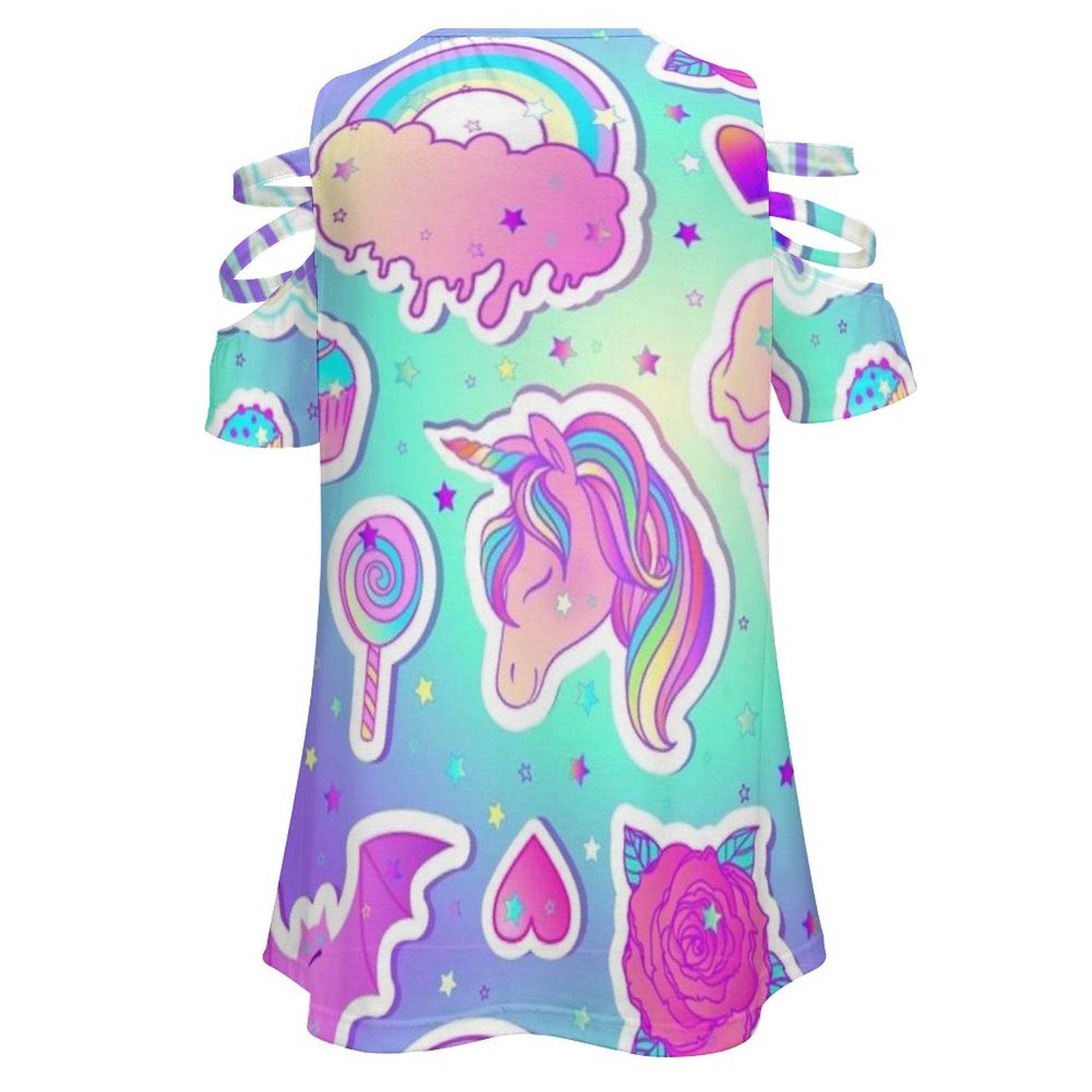 Rainbow Stickers Women's T-Shi - Women'S Accessories In The 90S review and price