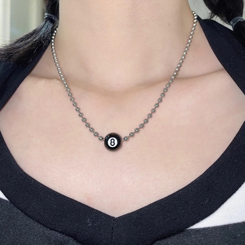 Kpop Fashion Vintage Black 8 B - Women'S Accessories In The 90S review and price