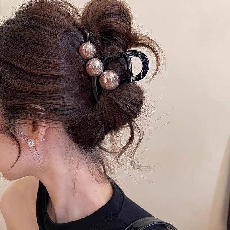 Korean Pearl Cross Hair Claws  - Pearl Hair Pin review and price