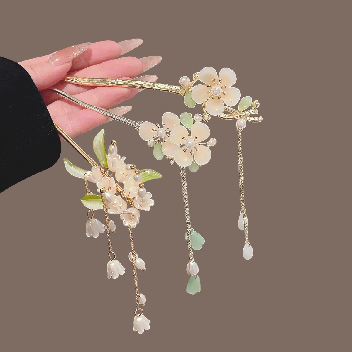 Vintage Chinese Style Tassel H - Pearl Hair Pin review and price