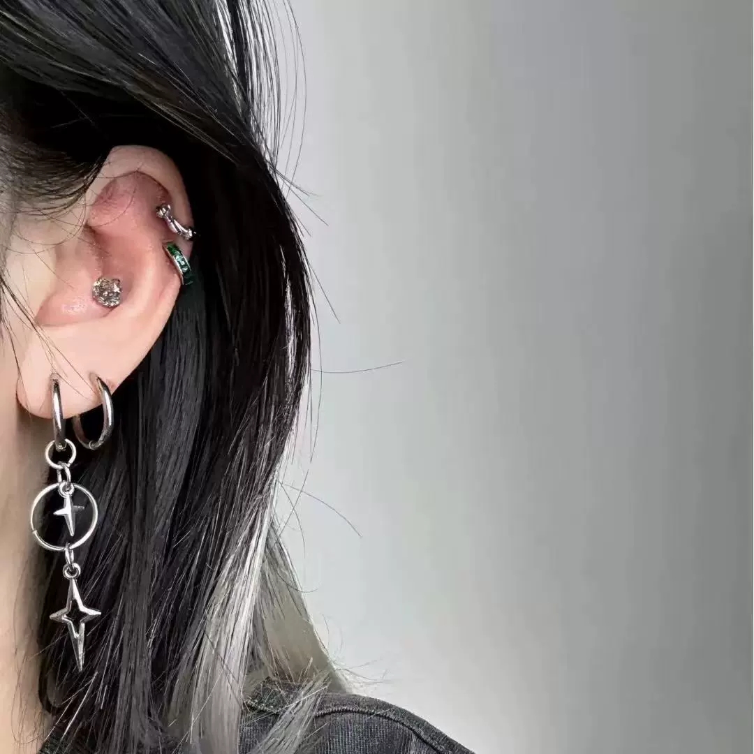 Personalized Punk Cross Star P - Women'S Accessories In The 90S review and price