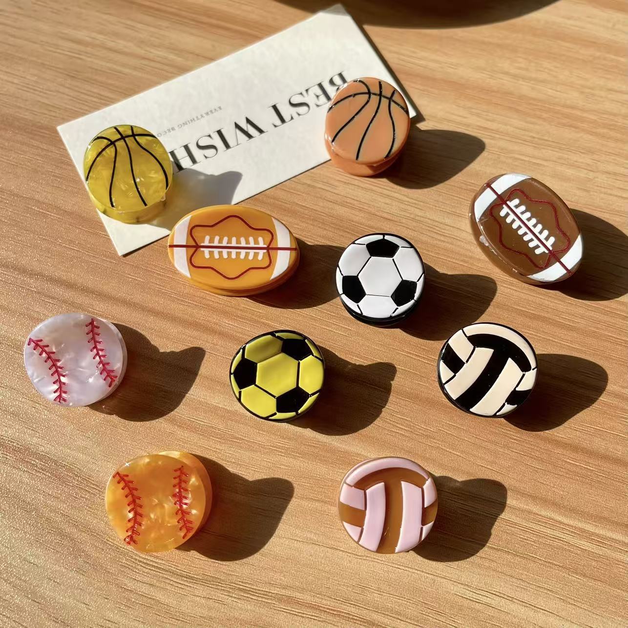Cute Sport Ball Hair Clips for - Women'S Volleyball Accessories review and price
