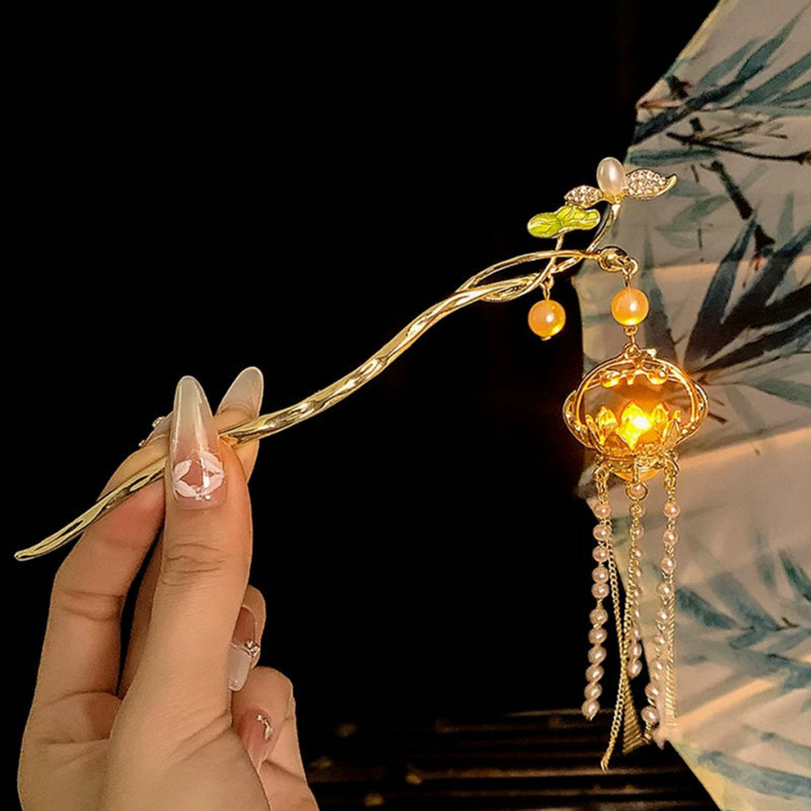 Luminous Flower Hairpin Exquis - Women Accessories Wholesale review and price