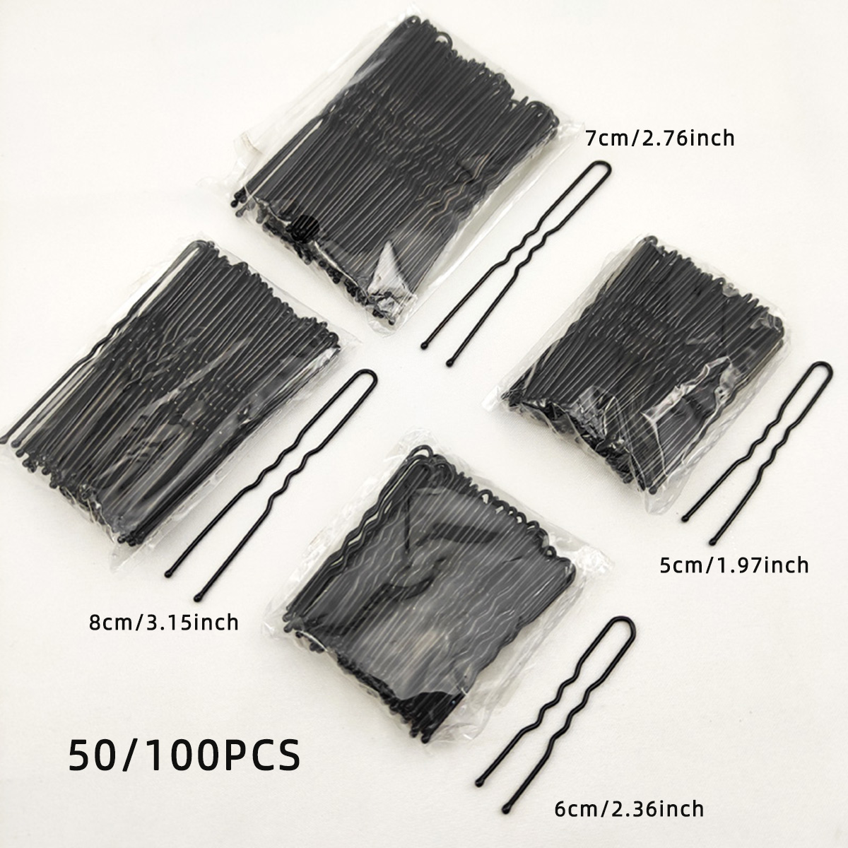 50/100 PCS Women 5/6/7/8 cm Ha - Women Accessories Wholesale review and price