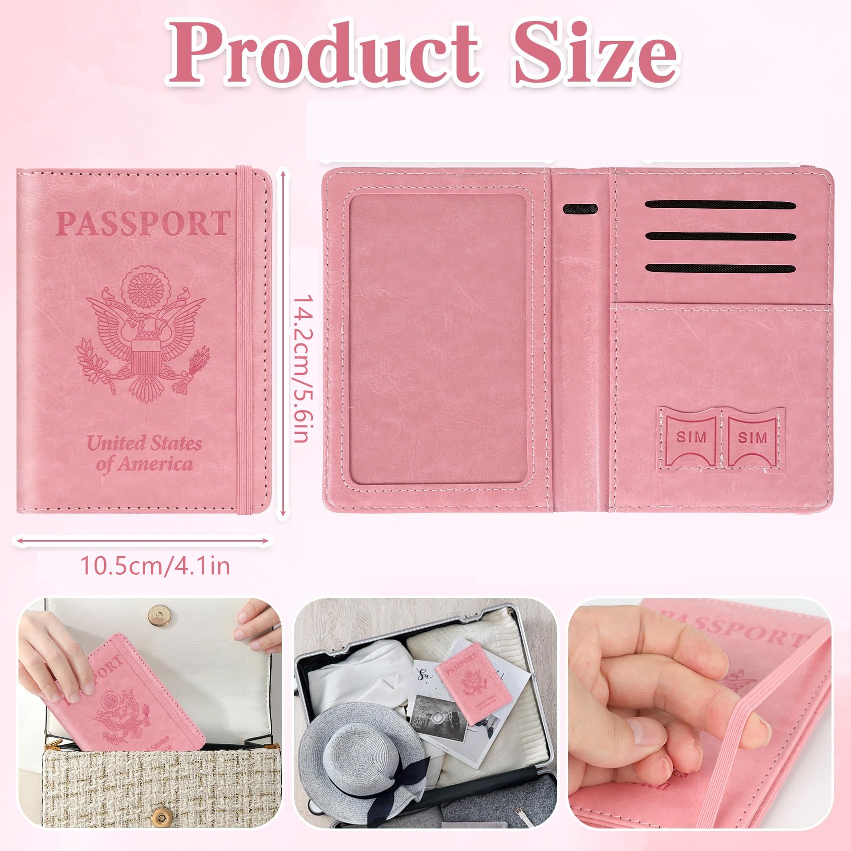 Passport Holder for Travel, Rf - Women'S Essential Accessories review and price