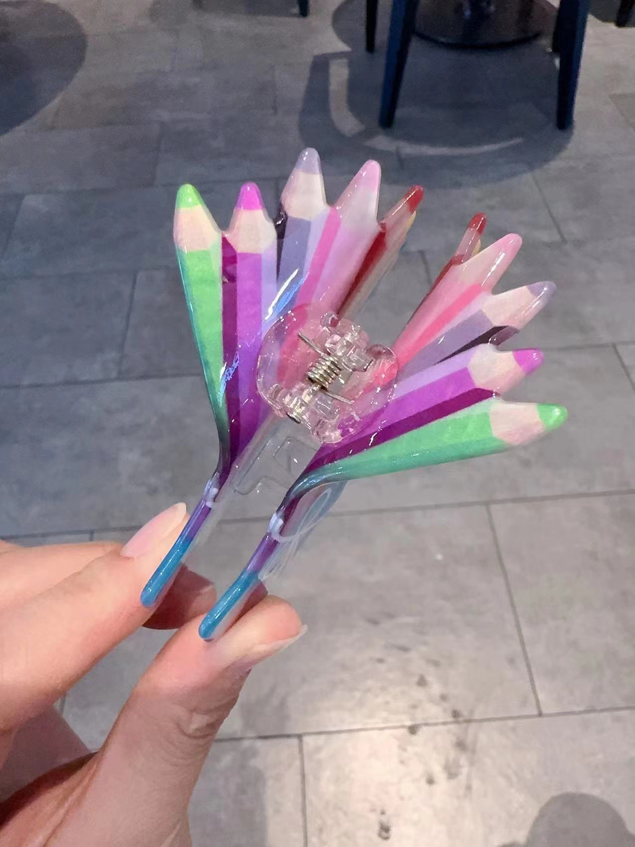 1 Colorful paintbrush grab cli - Women Accessories Bouquet review and price