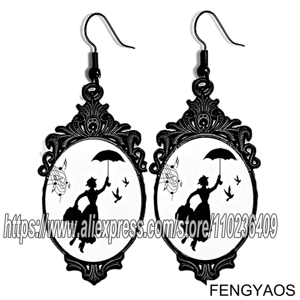 New Black Mary Poppins Dangle  - Women Jewelry Accessories For Black Dress review and price