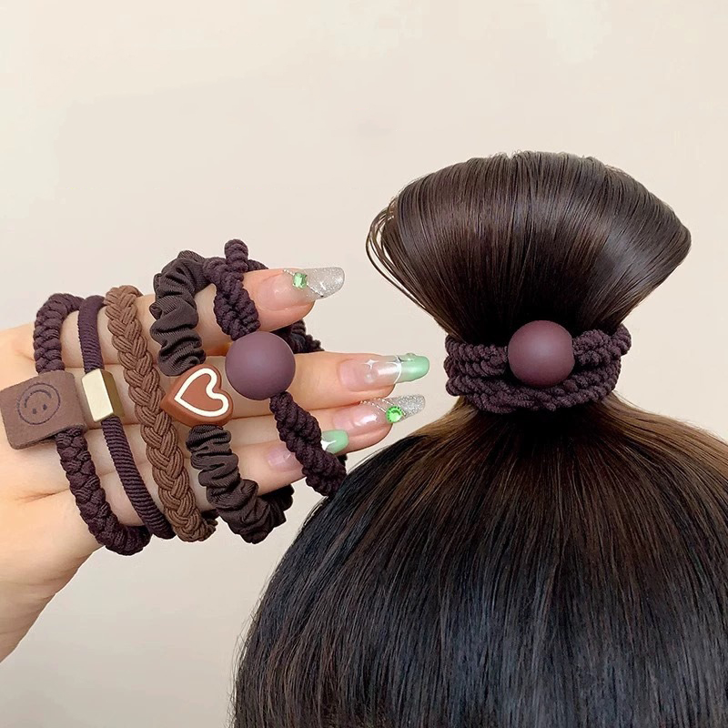 5/10pcs Simple Heart Ball Char - Women Accessories Combo review and price