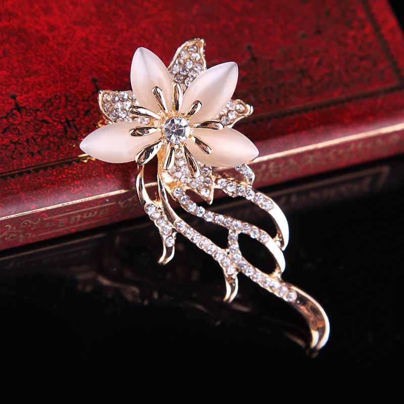 Vintage Cat's Eye Stone Orchid - Women Accessories Bouquet review and price