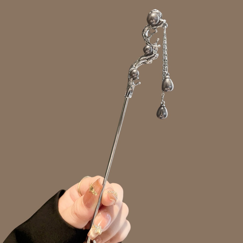 1pc Elegant Chinese Hairpin Si - Pearl Hair Pin review and price