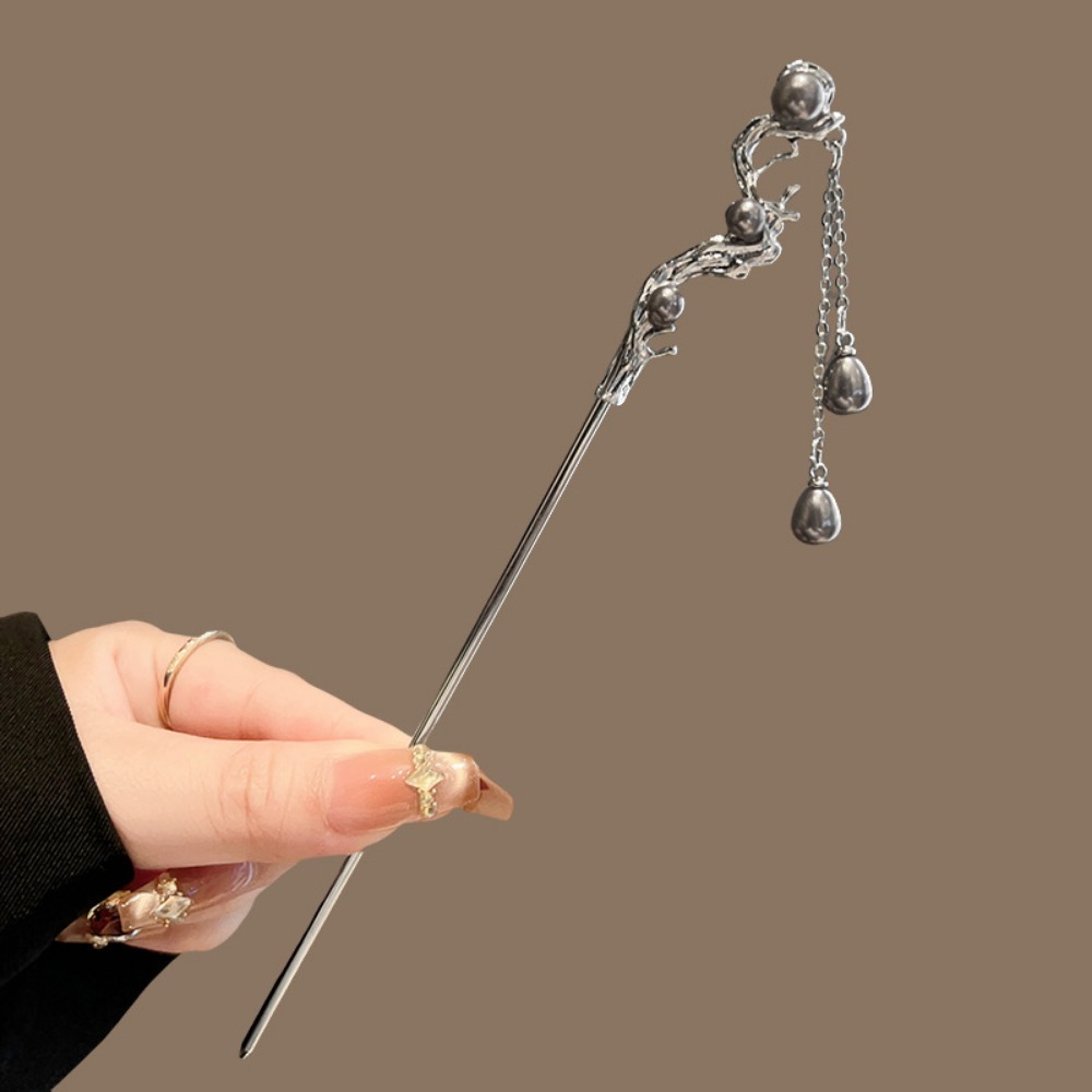 1pc Elegant Chinese Hairpin Si - Pearl Hair Pin review and price