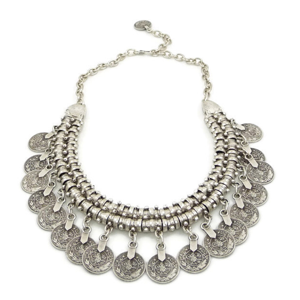 Vintage Alloy Coins Tassel Cho - Women Accessories Pakistan review and price