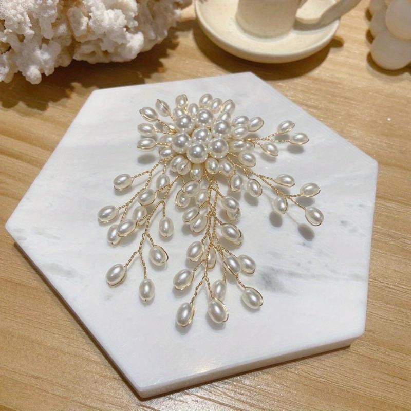 Vintage Elegant Pearl Flower B - Women Accessories Bouquet review and price
