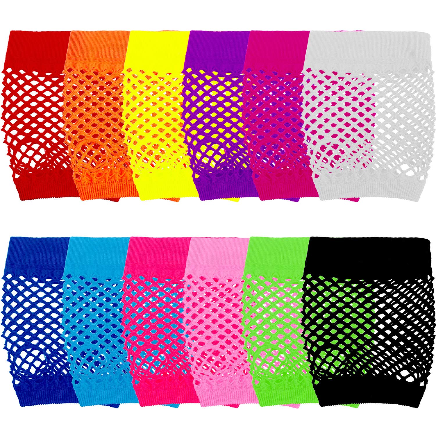 24 Pairs Fingerless Fishnet Ne - Women'S Accessories In The 90S review and price