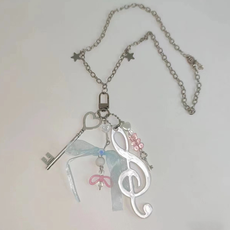 Y2K Jewelry Note Bear Bow Pend - Women'S Accessories In The 90S review and price