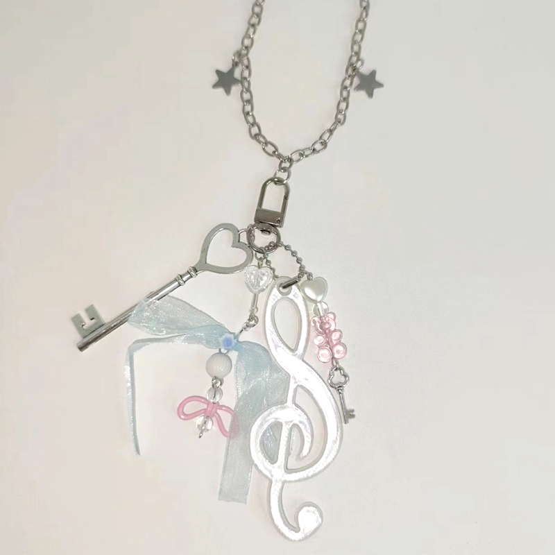 Y2K Jewelry Note Bear Bow Pend - Women'S Accessories In The 90S review and price