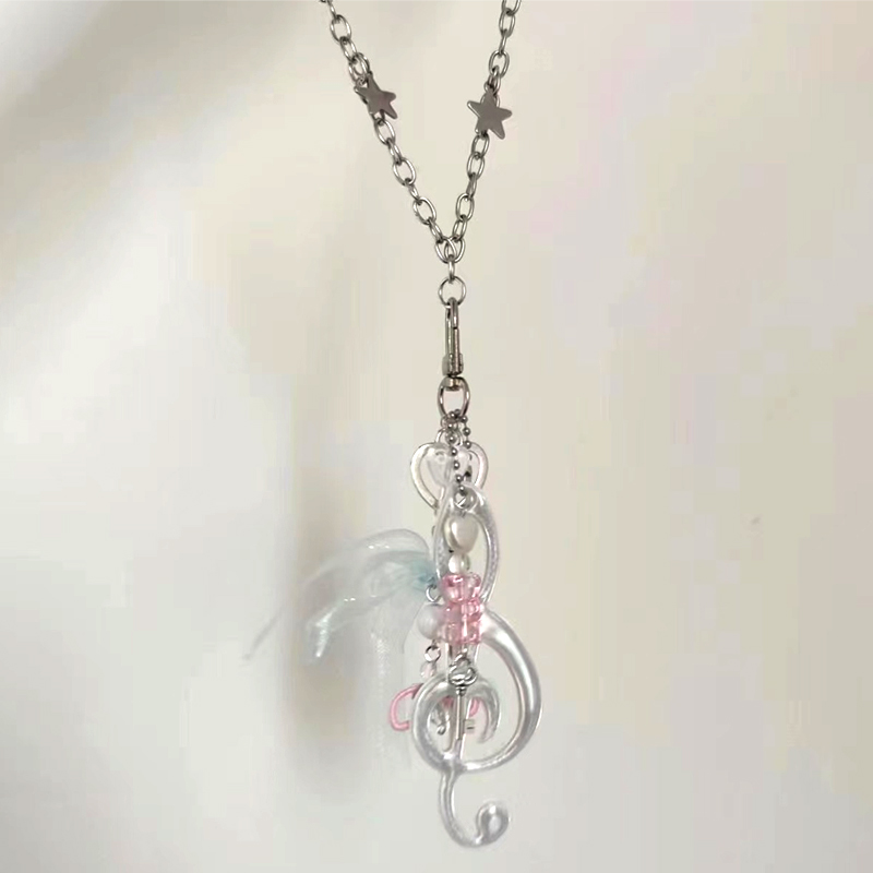 Y2K Jewelry Note Bear Bow Pend - Women'S Accessories In The 90S review and price
