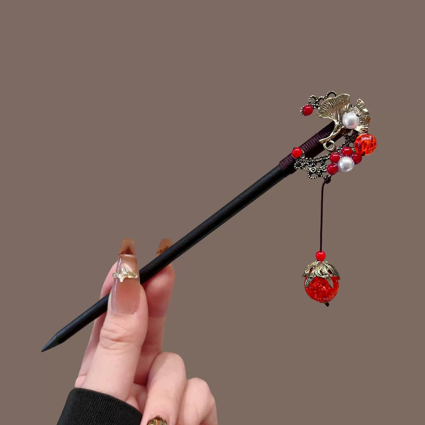 Antique Wooden Hairpin Women's - Pearl Hair Pin review and price