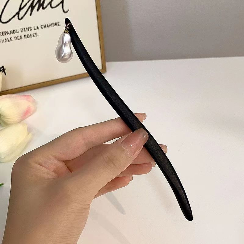 Vintage Chinese Style Wooden F - Pearl Hair Pin review and price