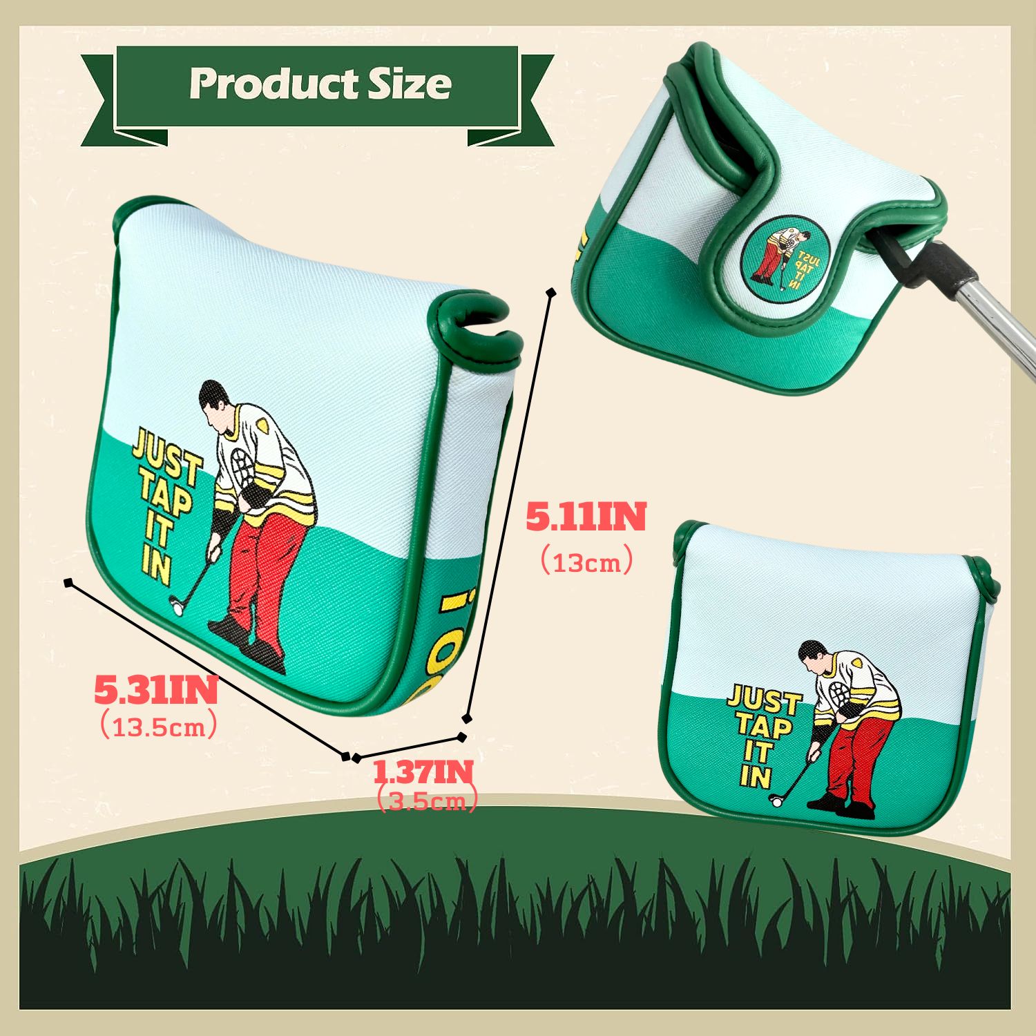 Funny PU Leather Golf Putter C - Women'S Essential Accessories review and price