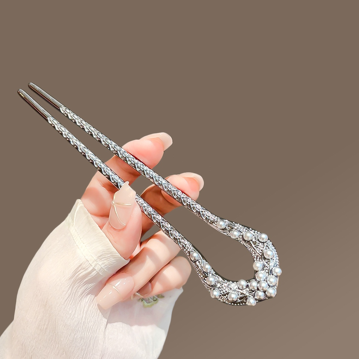 New Pearl U Shaped Hairpin For - Pearl Hair Pin review and price