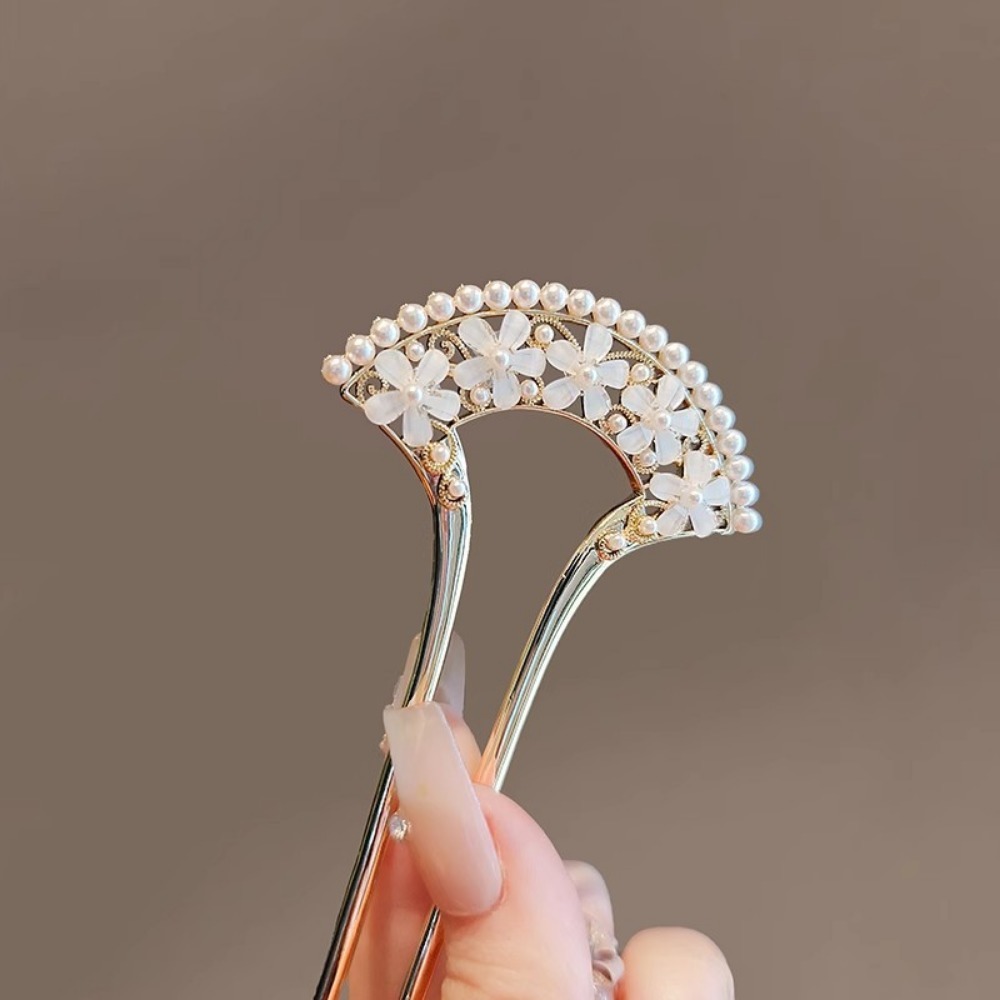 1pc Exquisite Fashion Elegant  - Pearl Hair Pin review and price