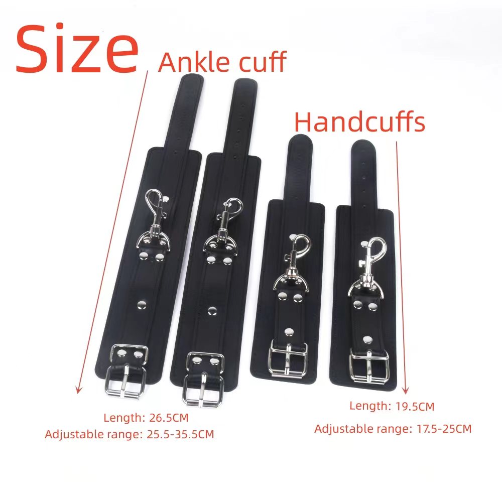 Adjustable Leather Handcuffs f - Women Accessories Combo review and price