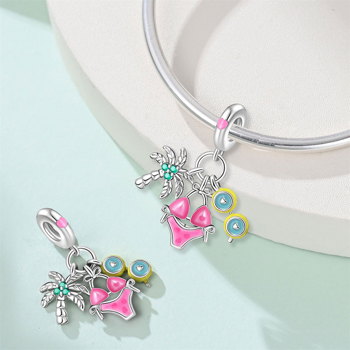 Original Charms Silver Plated  - Women'S Volleyball Accessories review and price