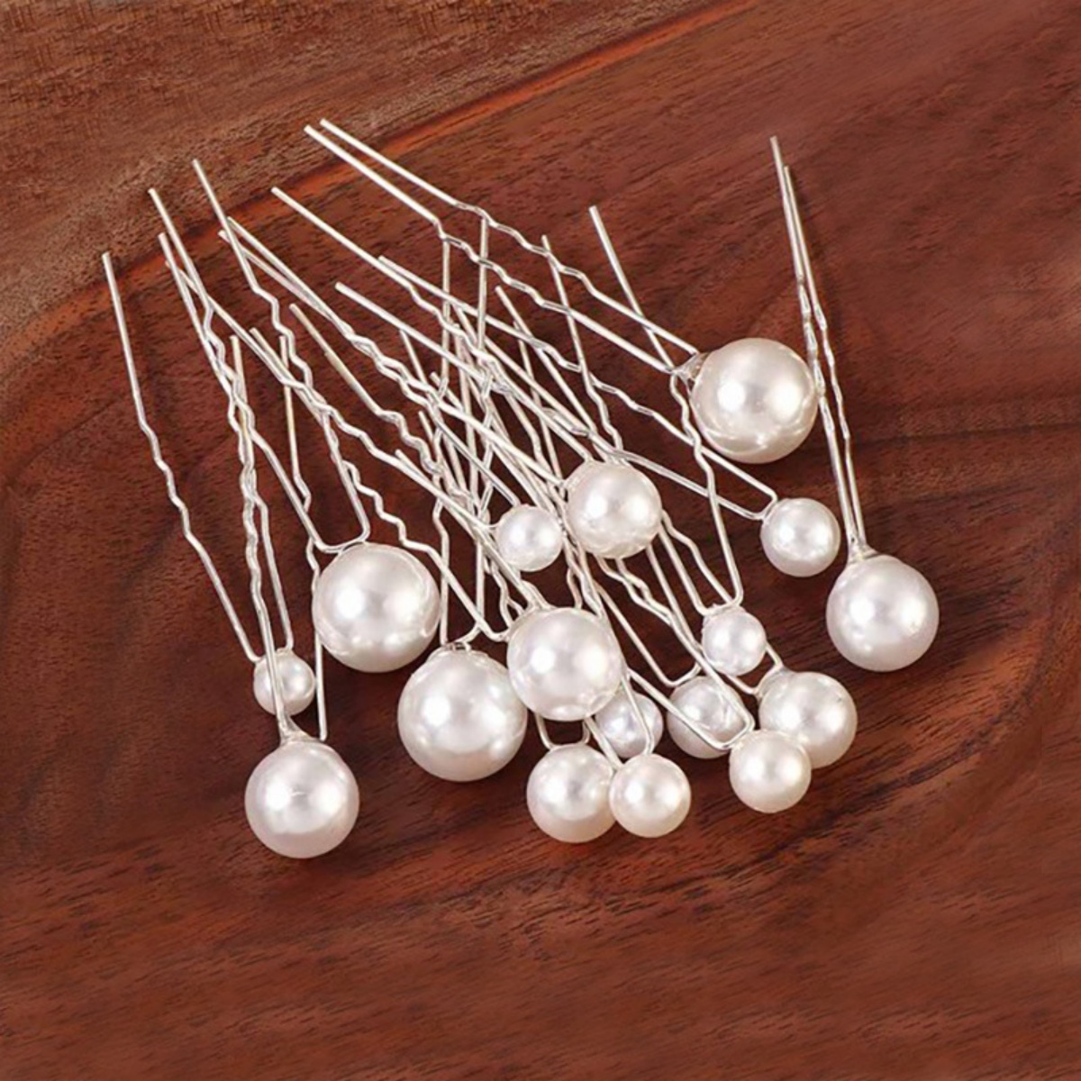 18pcs Bridal Hairpin U-Shaped  - Pearl Hair Pin review and price