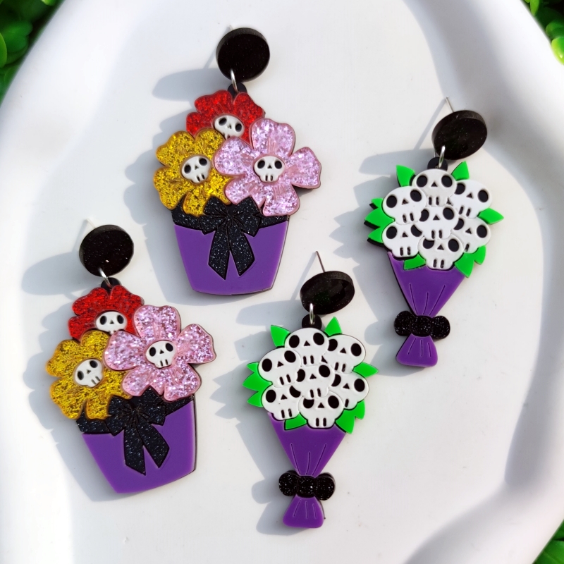 KUGUYS Halloween Skull Skeleto - Women Accessories Bouquet review and price