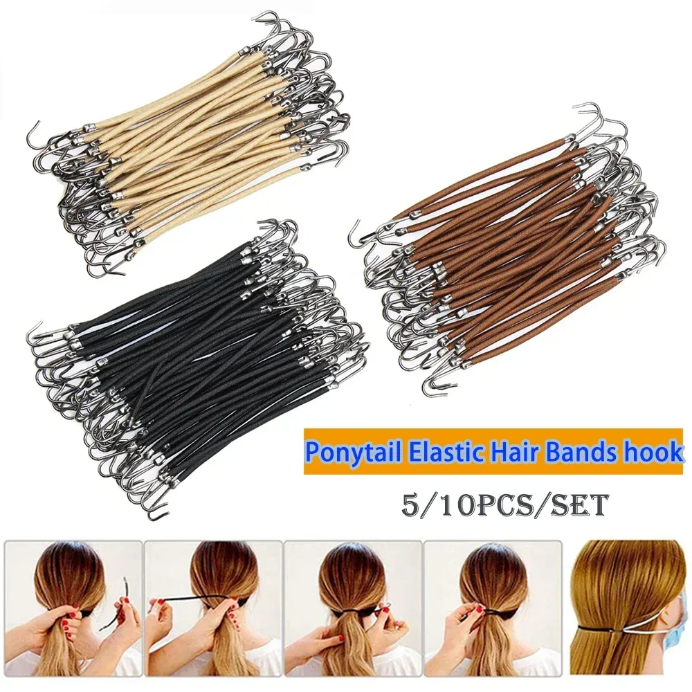 5/10PCS Ponytail Rubber Elasti - Women Accessories Combo review and price