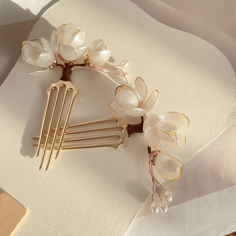 Chinese Style Shell Magnolia F - Women Accessories Wholesale review and price