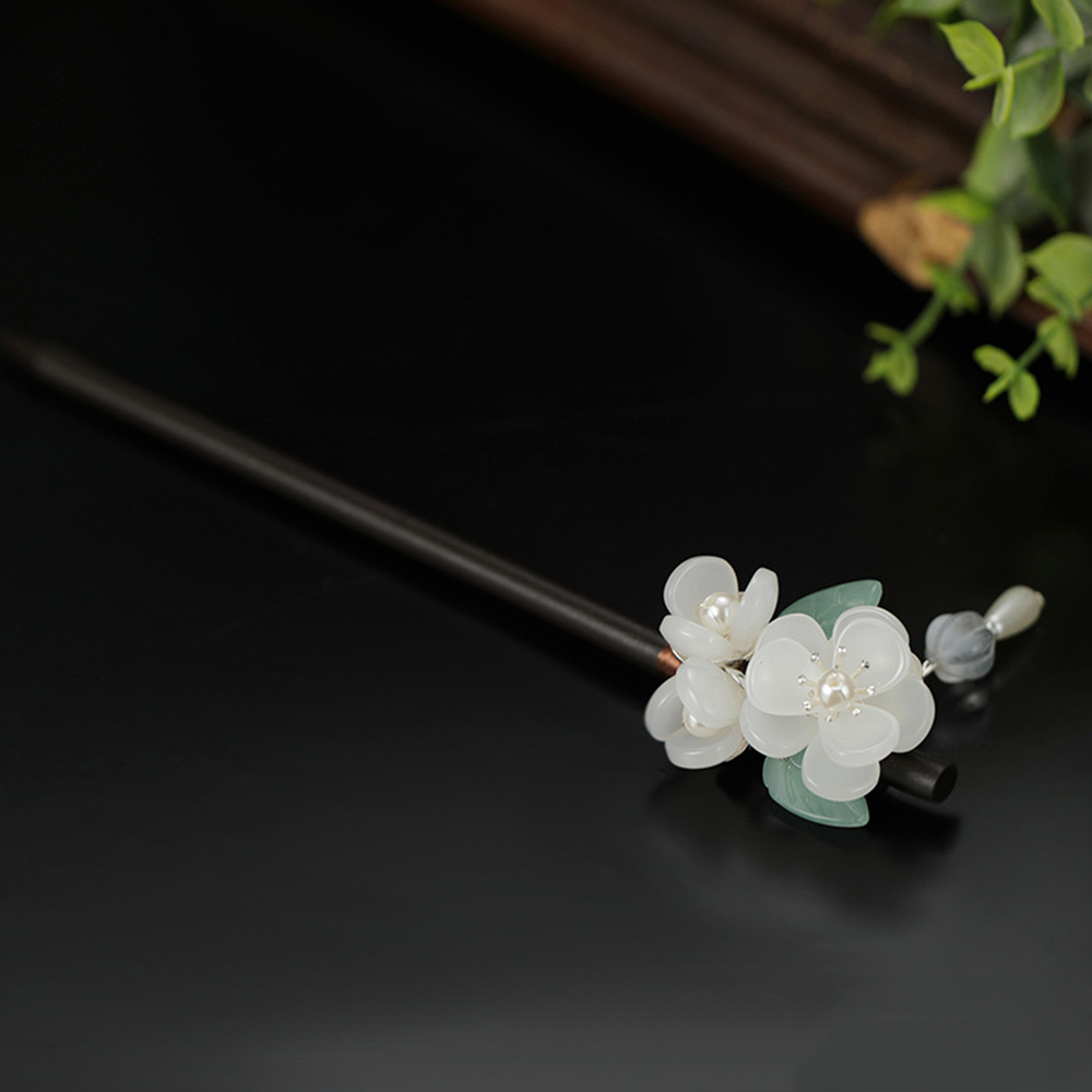 Retro Flower Hairpin With Pear - Pearl Hair Pin review and price